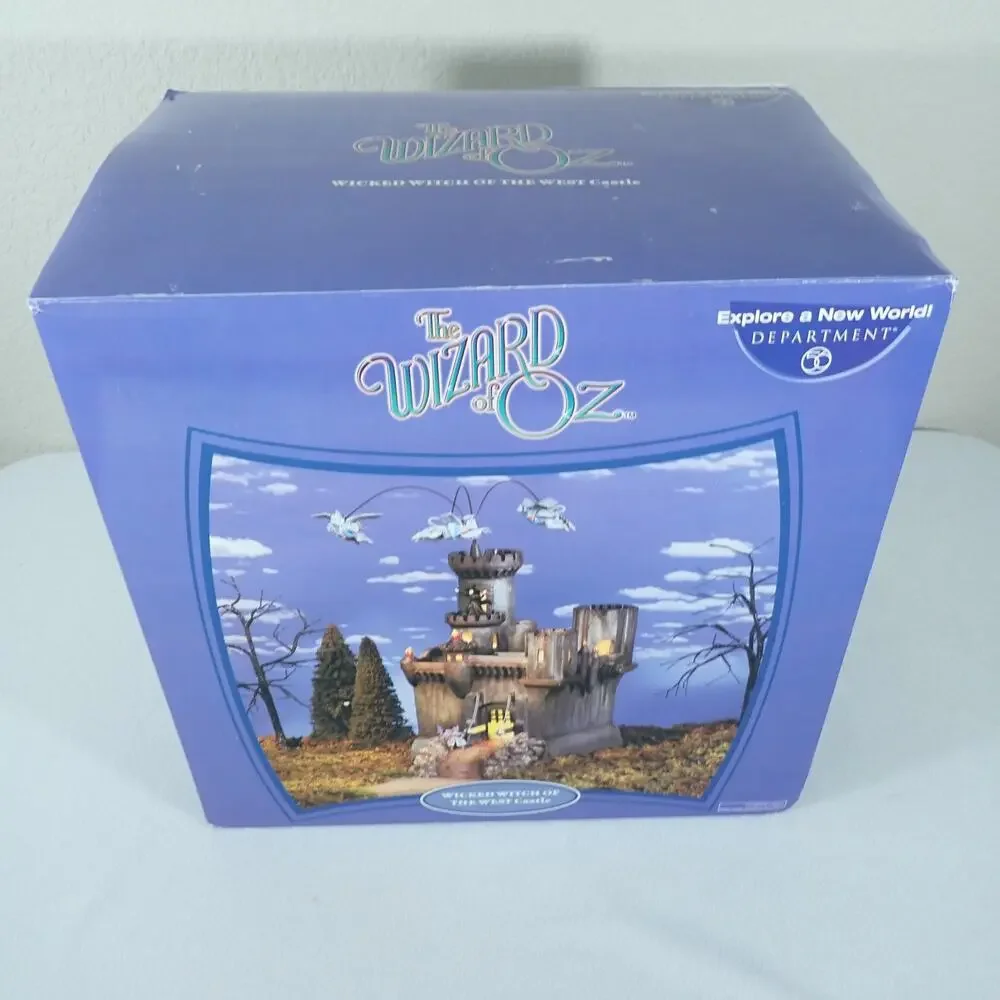 Dept 56 Wizard of Oz Wicked Witch Castle Animated 56.59352 with Box